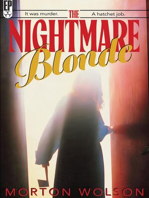 cover image of The Nightmare Blonde